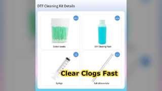 پاک کننده نازل DTF برای هدهای چاپ EPSON